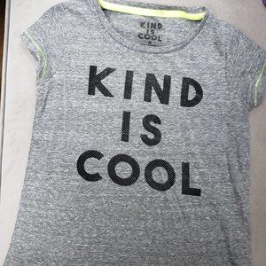 Kind is Cool Tee Gray  Size M